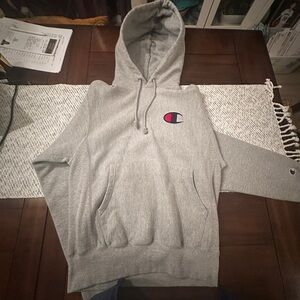 Champion Men's Gray Hoodie